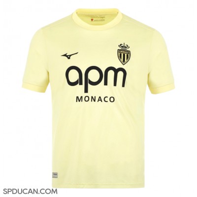 Muški Nogometni Dres AS Monaco Paul Pogba #8 Rezervni 2025-26 Kratak Rukav Muški Nogometni Dres AS Monaco Paul Pogba #8 Rezervni 2025-26 Kratak Rukav